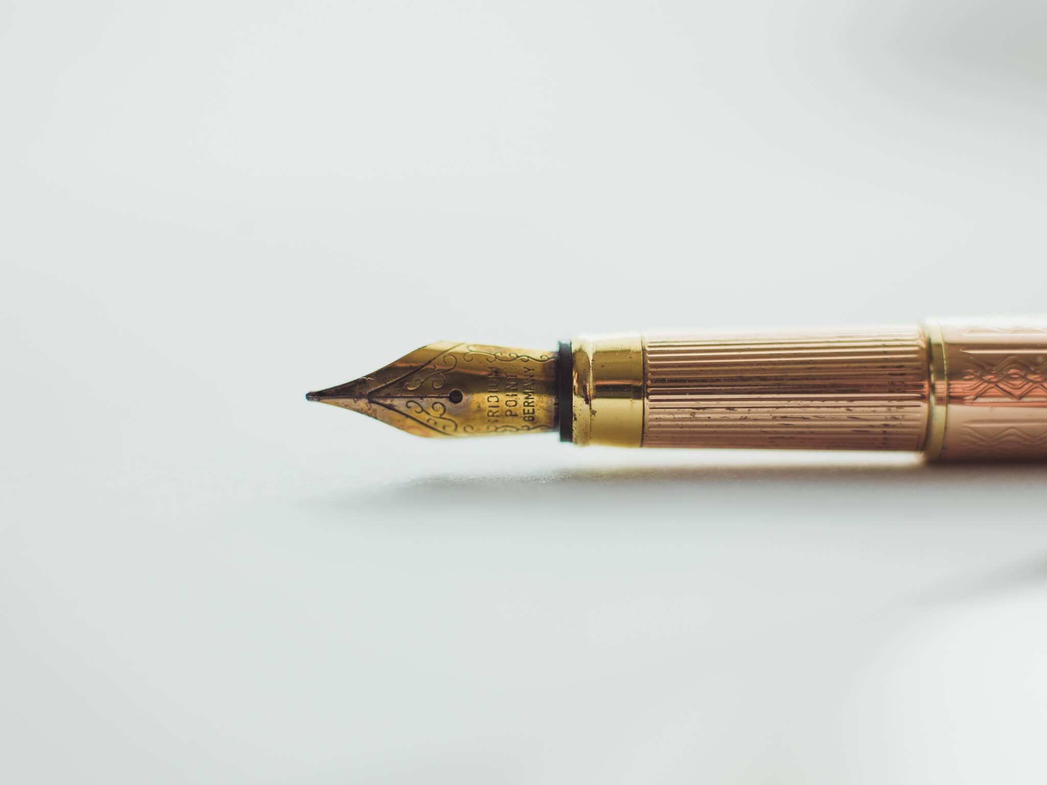 dashofginger pen proeftekst
